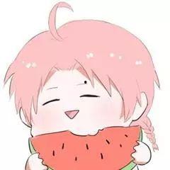 情侣头像吃瓜漫画